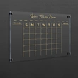 クリアルーサイトカレンダー - マンスリープランナー アクリルカレンダー