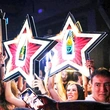 Nightclub Star Bottle Presenter Glorifier Display