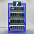 Vitrine de vape 7 couleurs - vitrine acrylique LED pour e-cigarette