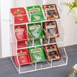 boîte d’organisateur de stockage de sachets de thé en acrylique - porte-sachet de thé