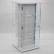 Glasses Display Cabinet With Lock - Rotating Acrylic Display Cases