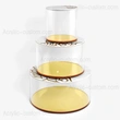 Custom Round Acrylic Box - Ramadan Box Candy Storage Container