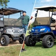 ゴルフカート折りたたみ式フロントガラス | アクリル抗紫外線フロントガラス