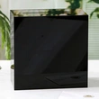 Acrylic Wedding Card Box | Black Acrylic Gift Box with Lock and Key