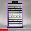 スニーカーキーホルダーディスプレイケース | LEDカウンタートップアクリルディスプレイケース