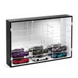 Acrylic Toy Car Display Case - 1/24 Acrylic Diecast Car Display Case with 15 Compartments