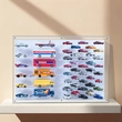1/64 Diecast Display Case for 38 Cars & 6 Haulers | Wall Mounted Acrylic Showcase