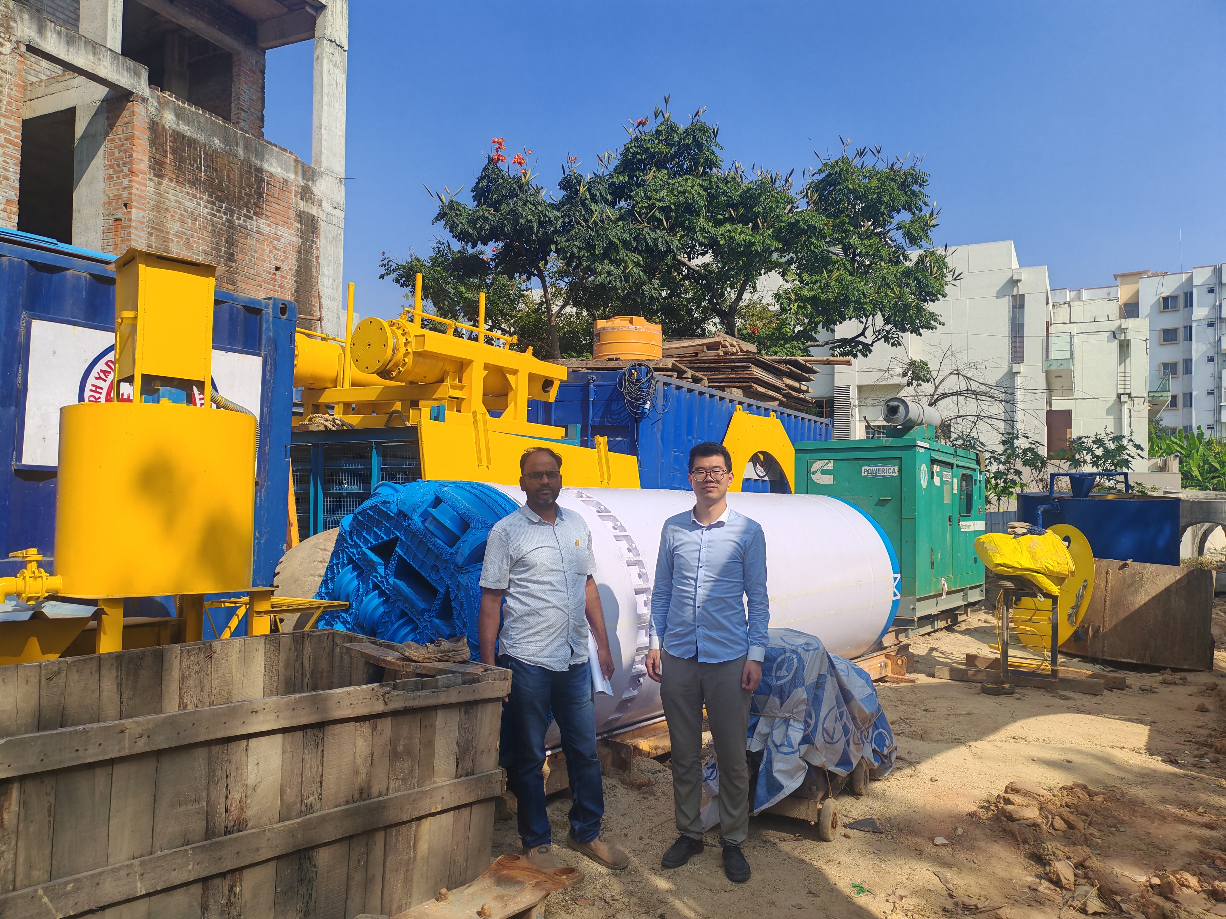 india 1200 rock machine has jacked 300 meters in south india