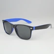 Mprinted Two Tone Sunglasses Blue With Black Frame
