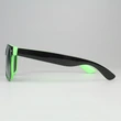 Mprinted Two Tone Sunglasses Green With Black Frame