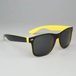 Mprinted Two Tone Sunglasses Yellow With Bblack Frame
