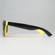 Mprinted Two Tone Sunglasses Yellow With Bblack Frame
