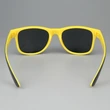 Mprinted Two Tone Sunglasses Yellow With Bblack Frame