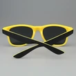 Mprinted Two Tone Sunglasses Yellow With Bblack Frame