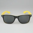 Mprinted Two Tone Sunglasses Yellow With Bblack Frame