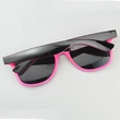 Mprinted Two Tone Sunglasses Pink With Bblack Frame