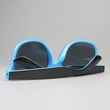 Mprinted Two Tone Sunglasses Sky Blue With Bblack Frame