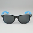 Mprinted Two Tone Sunglasses Sky Blue With Bblack Frame