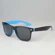 Mprinted Two Tone Sunglasses Sky Blue With Bblack Frame