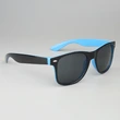 Mprinted Two Tone Sunglasses Sky Blue With Bblack Frame