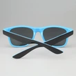 Mprinted Two Tone Sunglasses Sky Blue With Bblack Frame