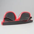 Mprinted Two Tone Sunglasses Red With Bblack Frame