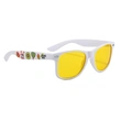 Custom White Printing Sunglasses