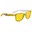 Custom Two Tone Yellow And White Printing Sunglasses