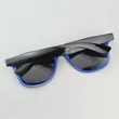 Personalized Two Tone Sunglasses -Dark Blue And Black 
