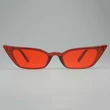 Small Red Cat-eye Sunglasses