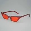 Small Red Cat-eye Sunglasses