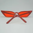 Small Red Cat-eye Sunglasses