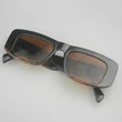 Brown Gradient Small Square Sunglasses