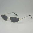Sunglasses with Triangular Metal Frame