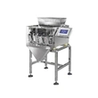Grain Particle Double Linear Scales Weighing Hoppers 2 Heads Linear Weigher Production Line With Packing Machine
