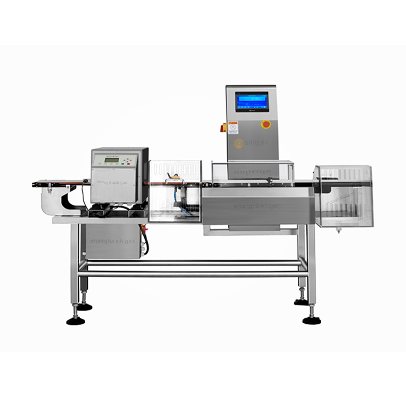 Bottled Chili Sauce Checkweigher and Metal Detector Combo