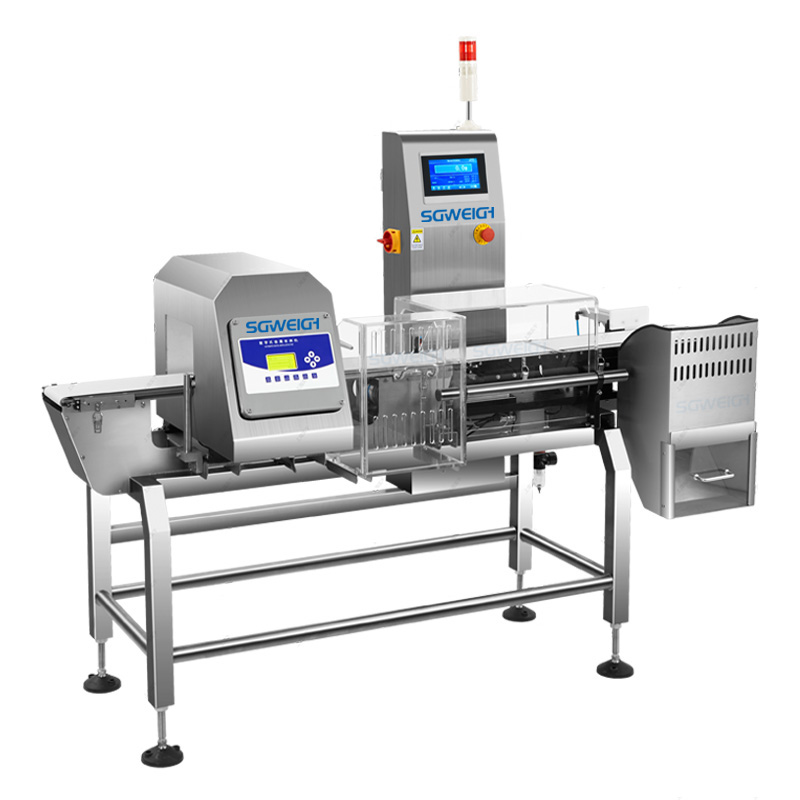Chili Sauce Checkweigher and Metal Detector Combo