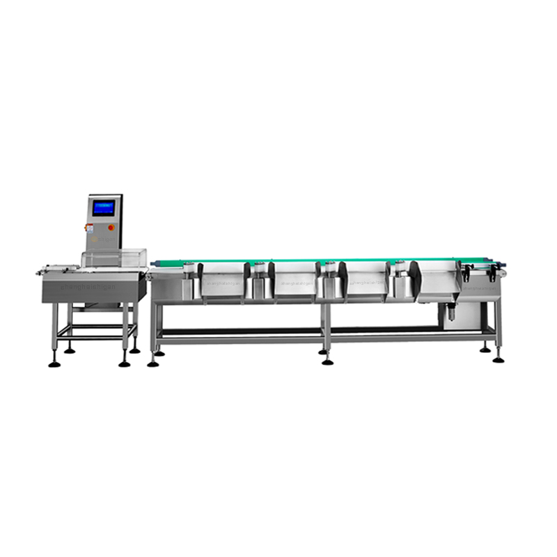 Online Shrimp Multi-stage Weight Sorting Checkweigher