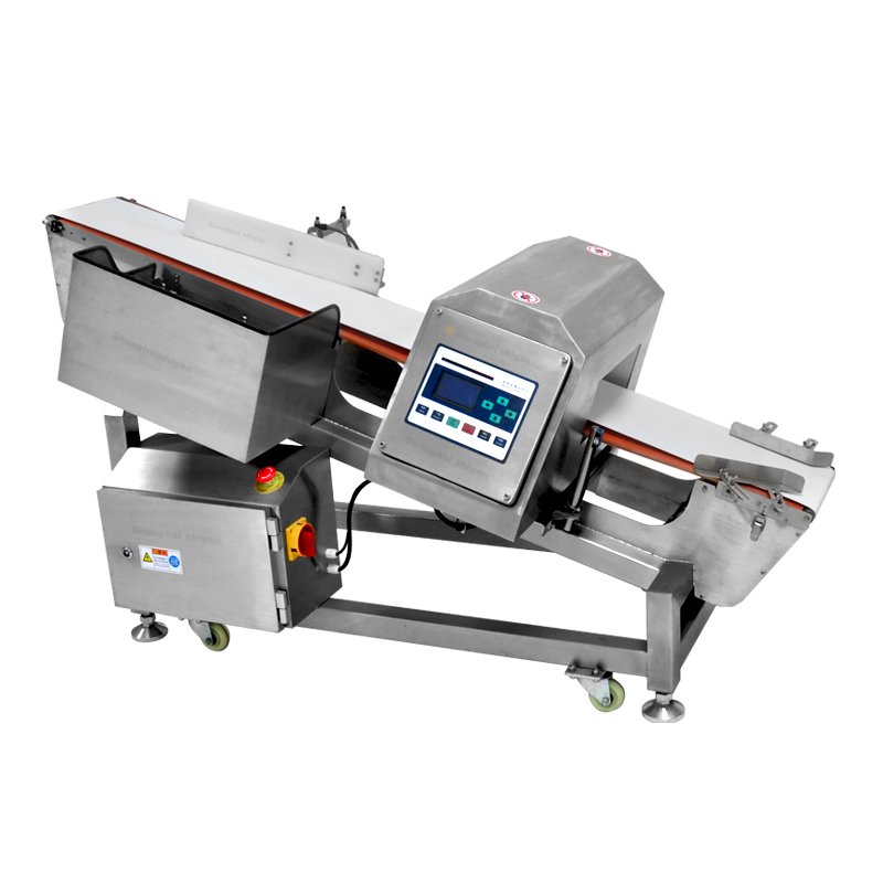 Food Incline Conveyor Belt Metal Detector Machine