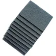 Non woven abrasive hand pad gray color fine grit 800# 1000# super fine