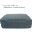 Non woven abrasive hand pad gray color fine grit 800# 1000# super fine