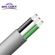 Cable de barco triplex de 3 núcleos de cobre estañado 10 AWG  