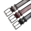 Factory directly sale pu leather cheap pin buckle belt for men