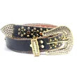 Fashion Crystal PU  Punk Belt