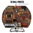 Настенный принтер с сенсорным экраном, автоматическая машина для 3D-печати стен