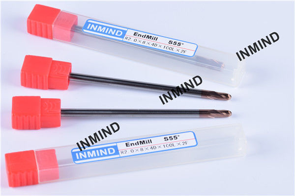 Long end mill , R2*100 ,  SiN , HRC55 , Ball Nose end mill , Extra Long 2