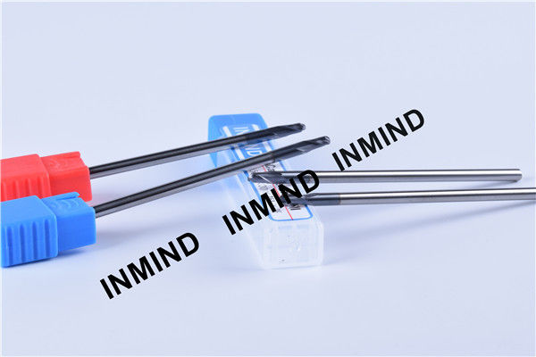 Long Shank Metric Ball Nose End Mill , End Mill Machine High Precsion End Mill Bits 1