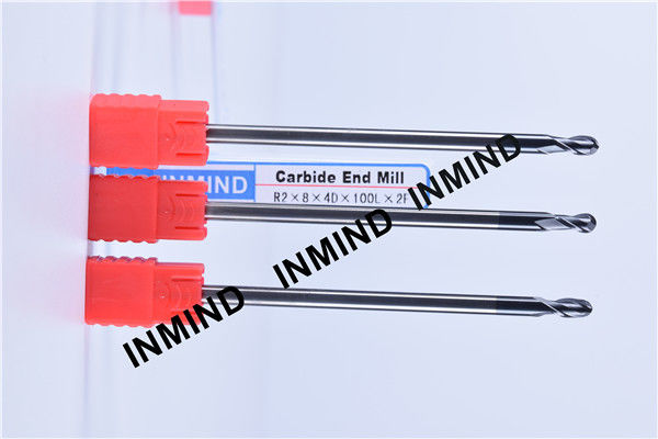 Long Shank , R2*100 ,  AlTiN , HRC50 , Ball Nose end mill , Extra Length 2