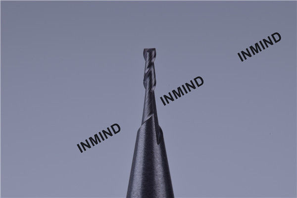 2 flûte, revêtement HRC50 AlTiN, fraise en bout carrée 1,0 mm * 2F, taille de grain 0,8 UM, haute précision, fraise en carbure, 1