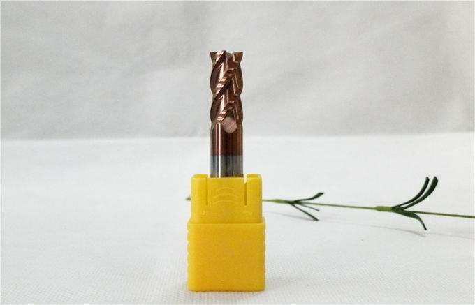 Customized Carbide End Mill / CNC Milling Cutting Tool Diameter 8mm 1